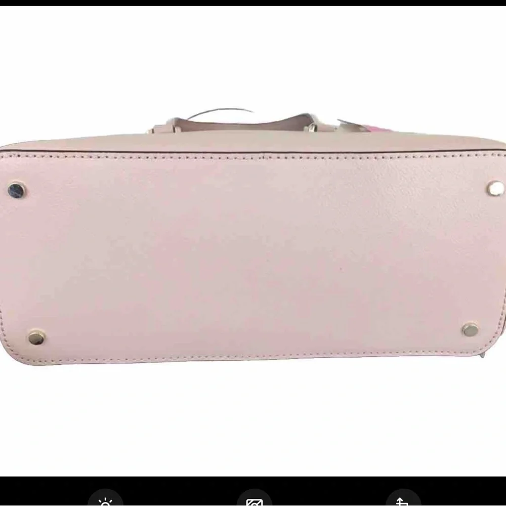 Kate Spade Rose Smoke (Pink) Meduim Dome Satchel Pebble Embossed Crossb…